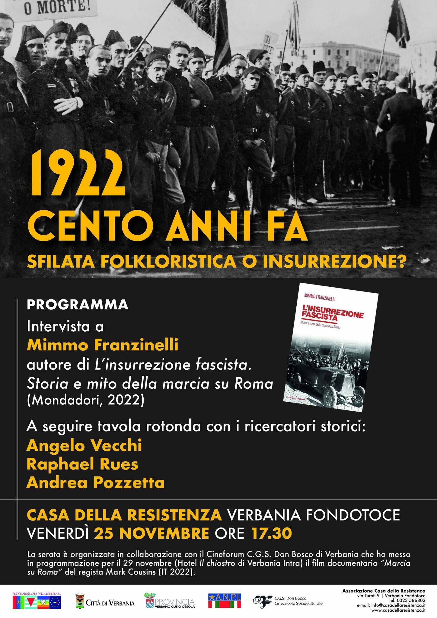 Immagine: 1922 cento anni fa