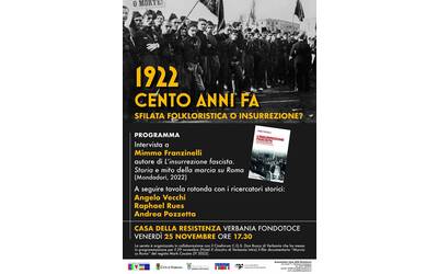 Immagine: 1922 cento anni fa