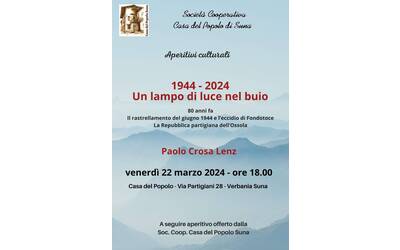 Immagine: 1944-2024 Un lampo di luce nel buio