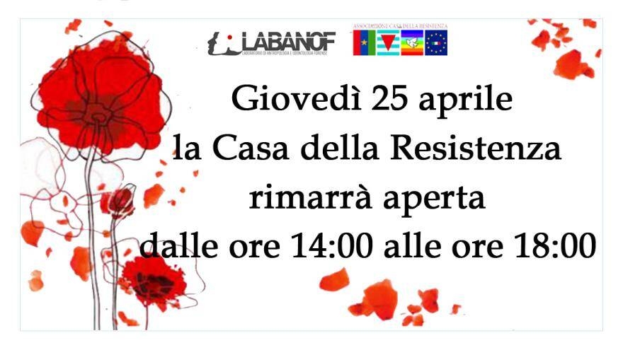 Immagine: 25 Aprile alla Casa della Resistenza