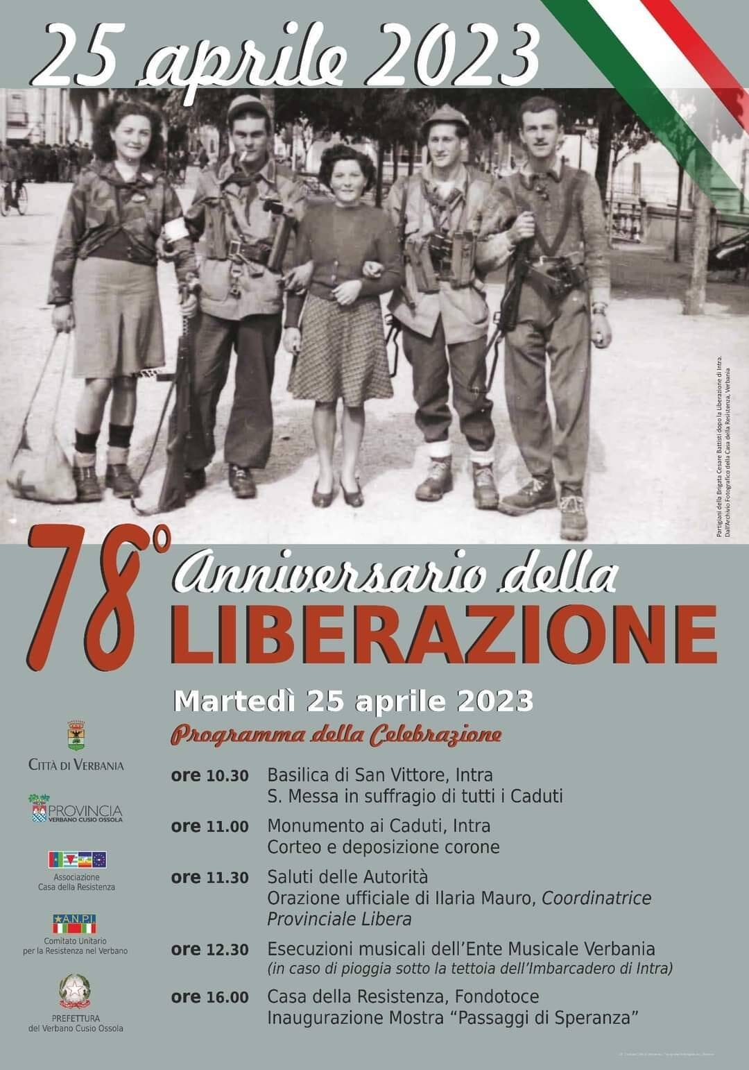 Immagine: 25 aprile programma Intra