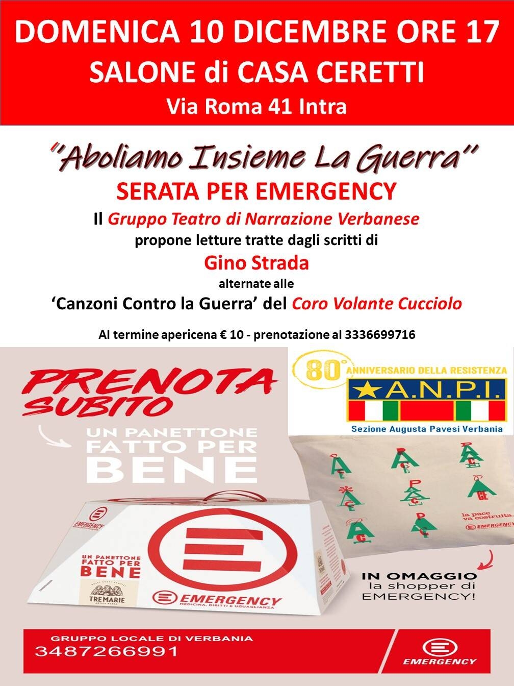 Immagine: Aboliamo insieme la guerra 10 12 23