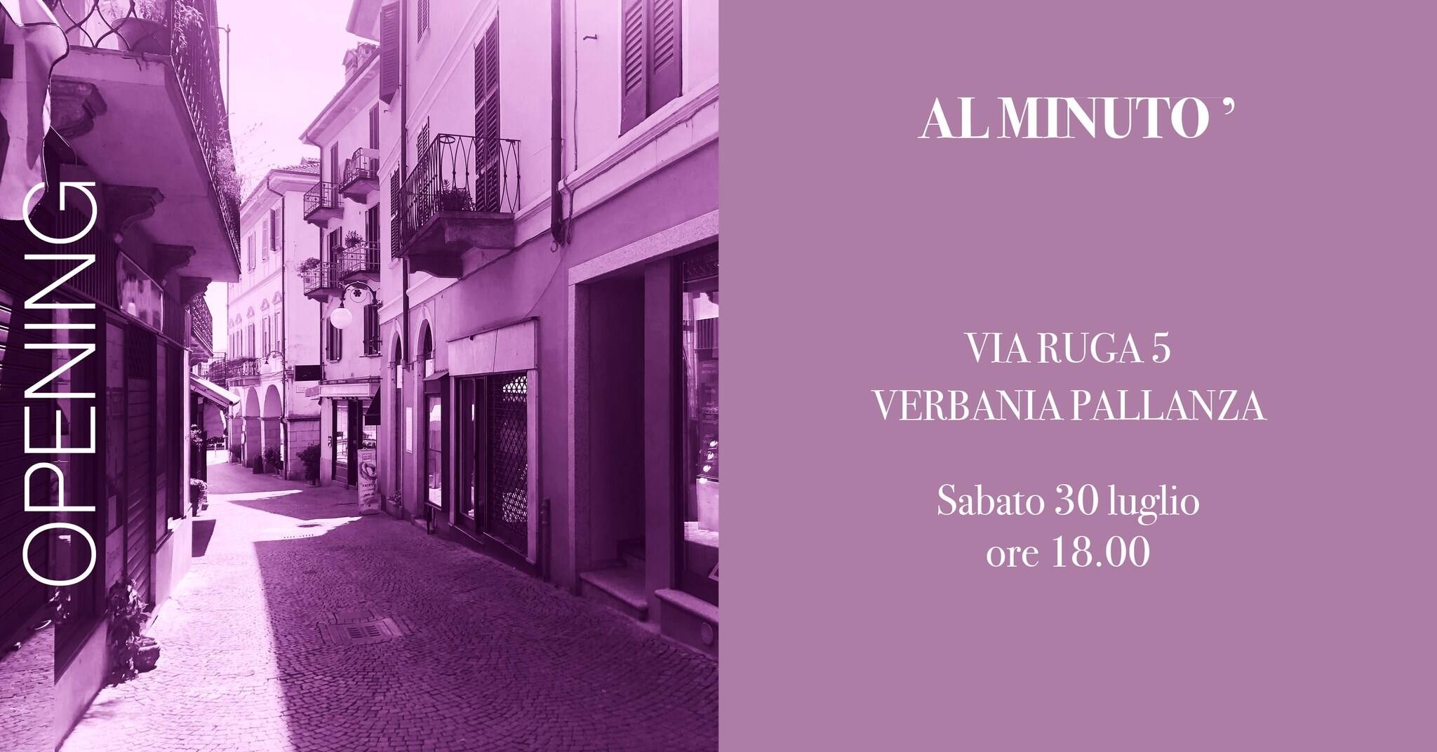 Immagine: Al minuto' inaugurazione