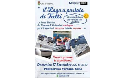 Immagine: barca elettrica disabili 17 settembre 2023