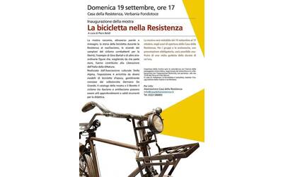Immagine: bicicletta nella resistenza mostra