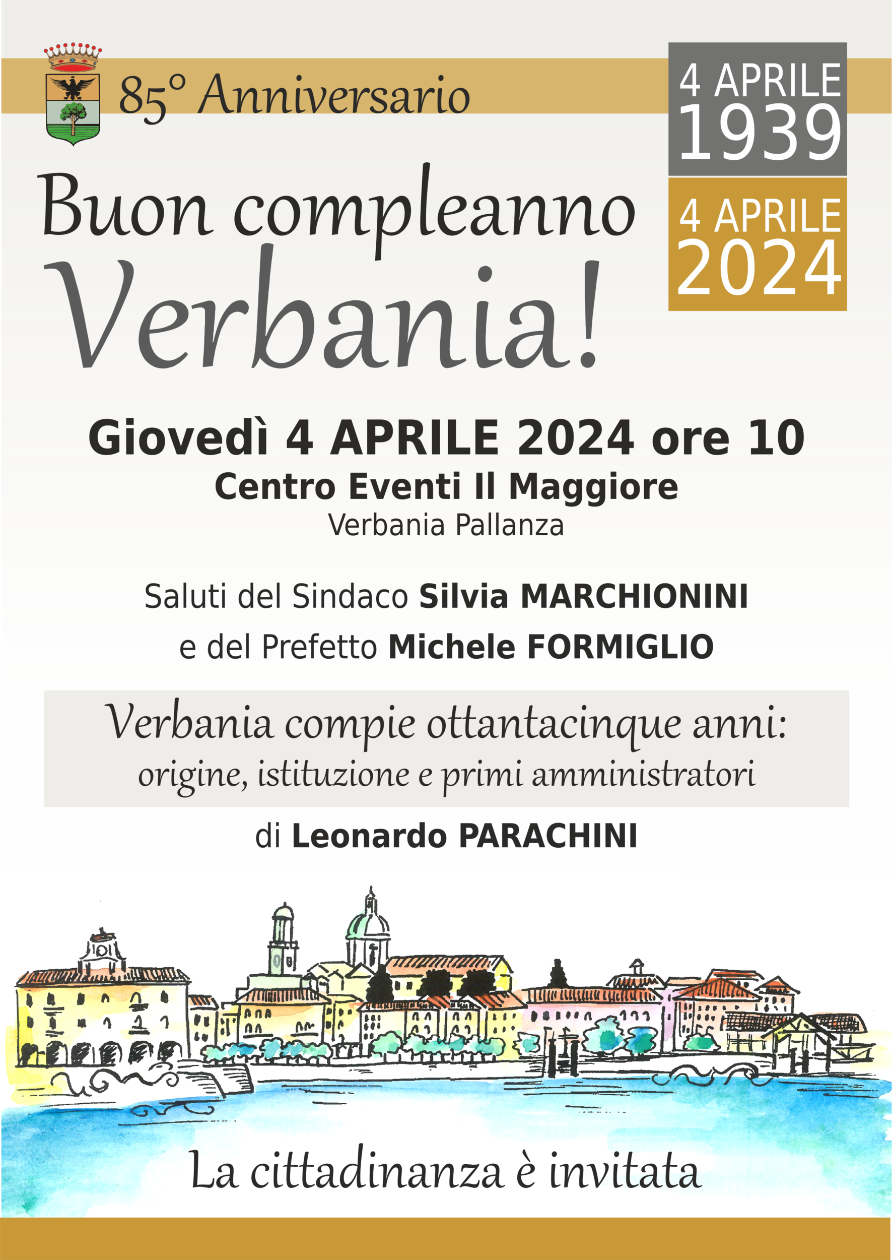 Immagine: Buon compleanno Verbania