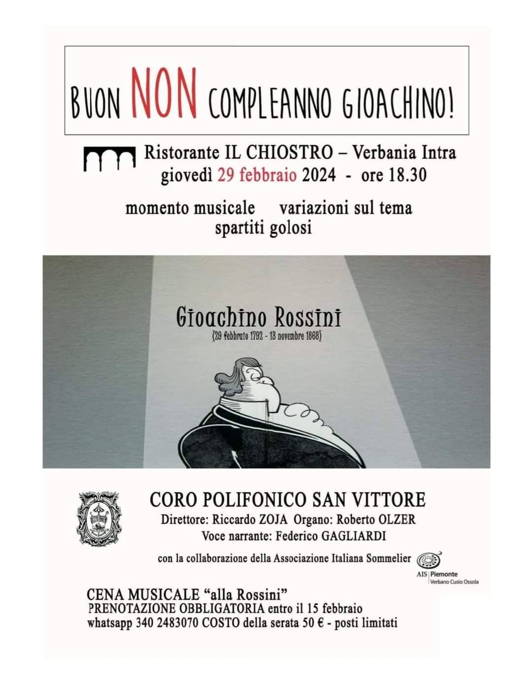 Immagine: Buon NON compleanno Gioachino!