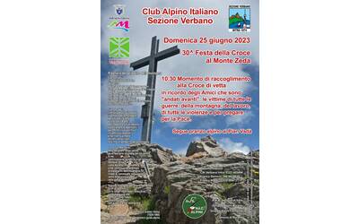 Immagine: cai-verbano-30^-festa-croce-monte-zeda-locandina 25 giugno