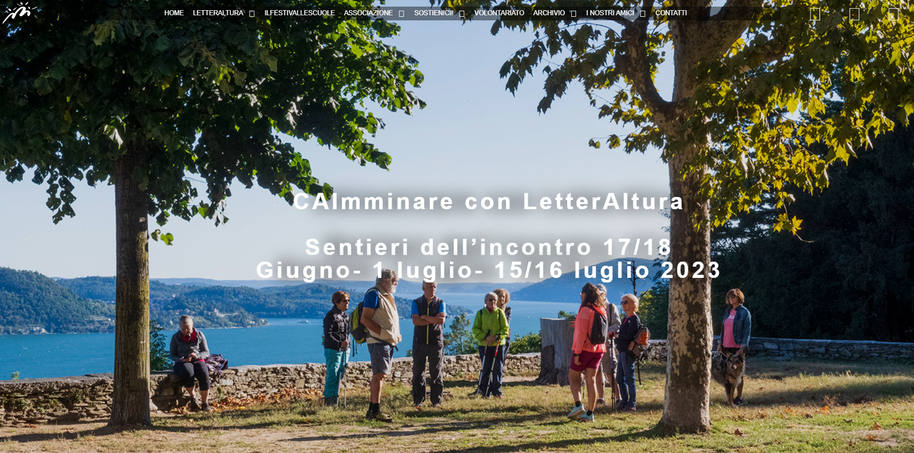 Immagine: CAImminare con Letteraltura banner