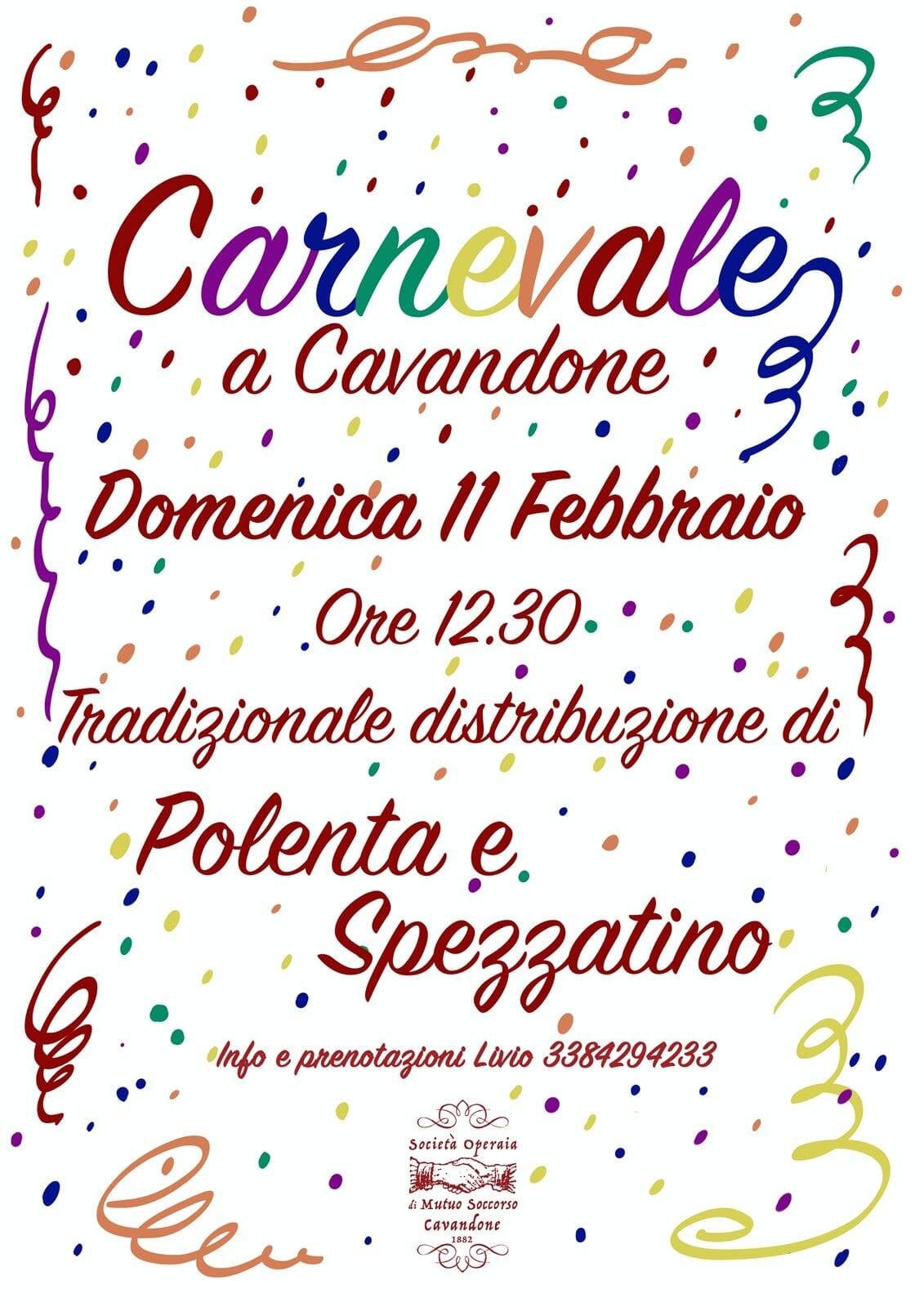 Immagine: Carnevale a Cavandone 
