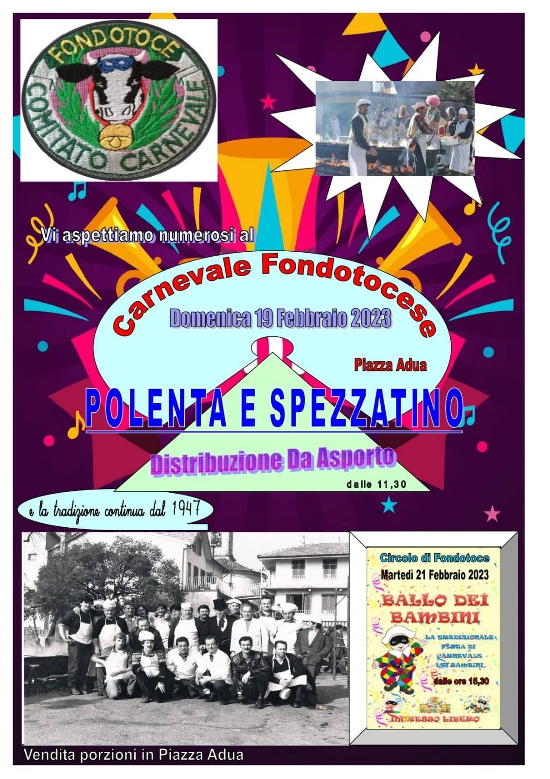 Immagine: carnevale fondotoce 2023