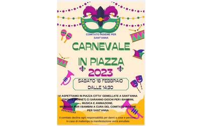 Immagine: CARNEVALE SANT'ANNA 2023