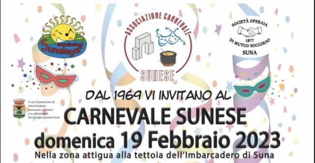 Immagine: carnevale Sunese 2023