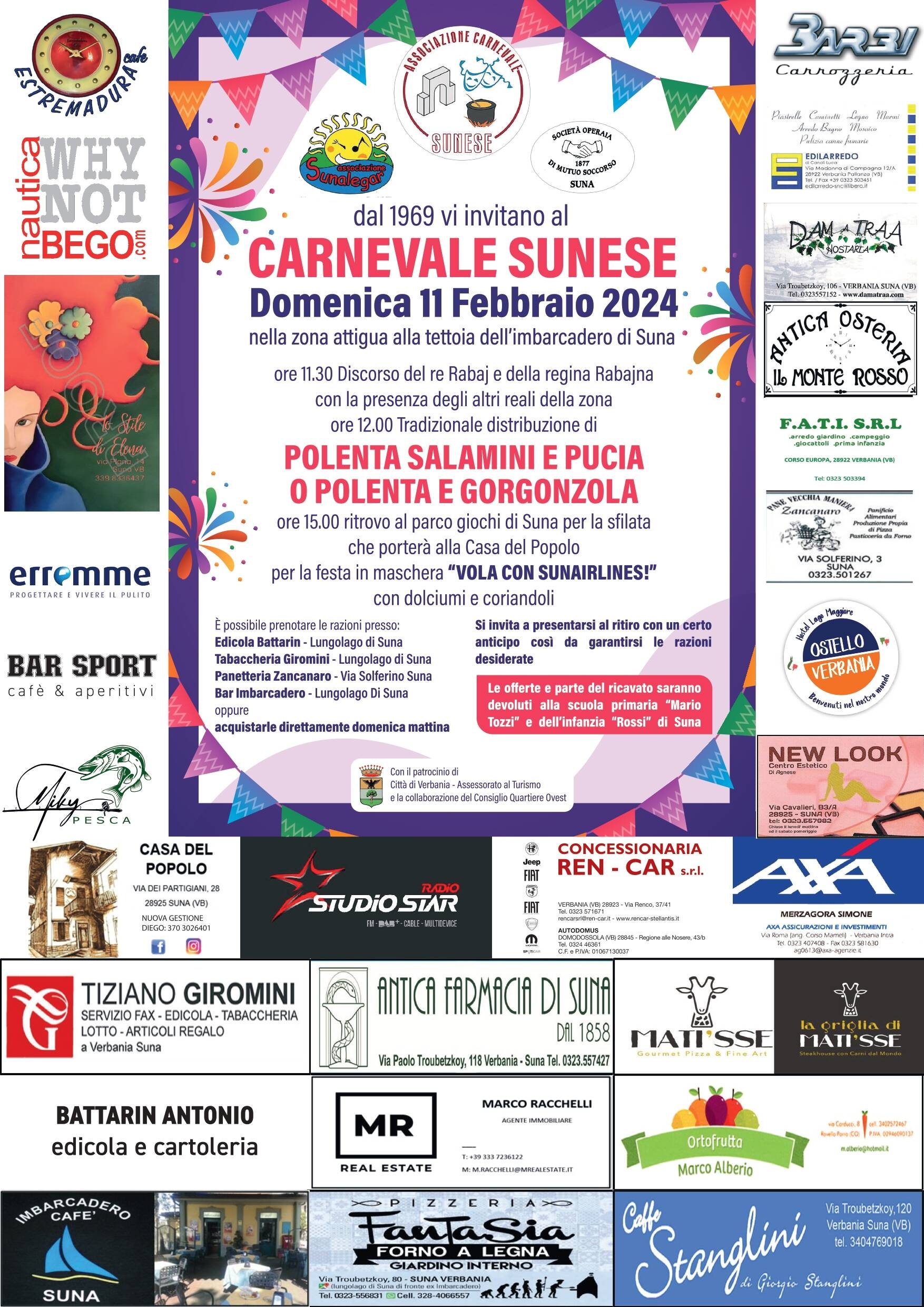 Image: Carnevale Sunese 2024
