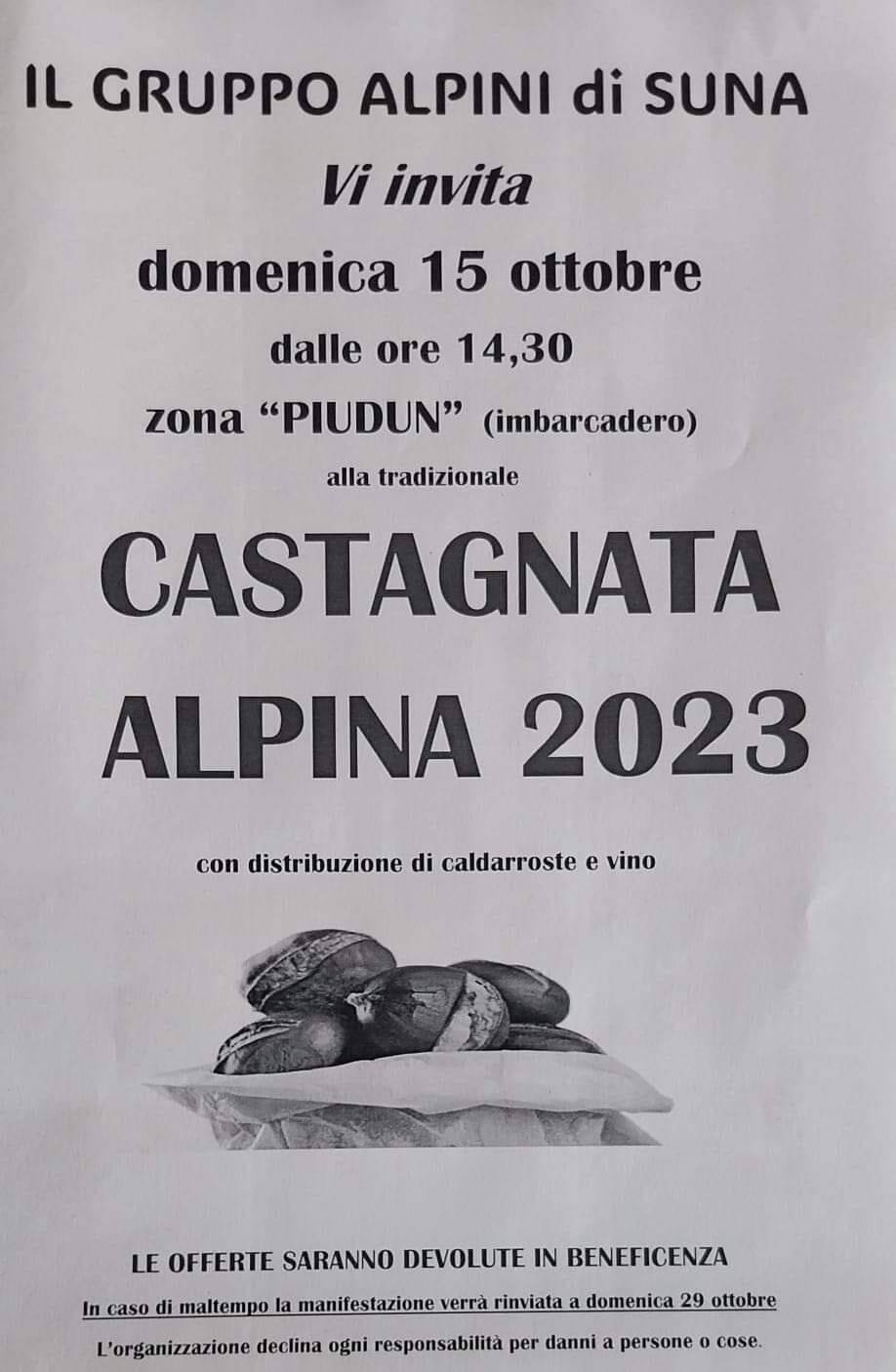 Immagine: Castagnata Alpina Suna 15 10 23