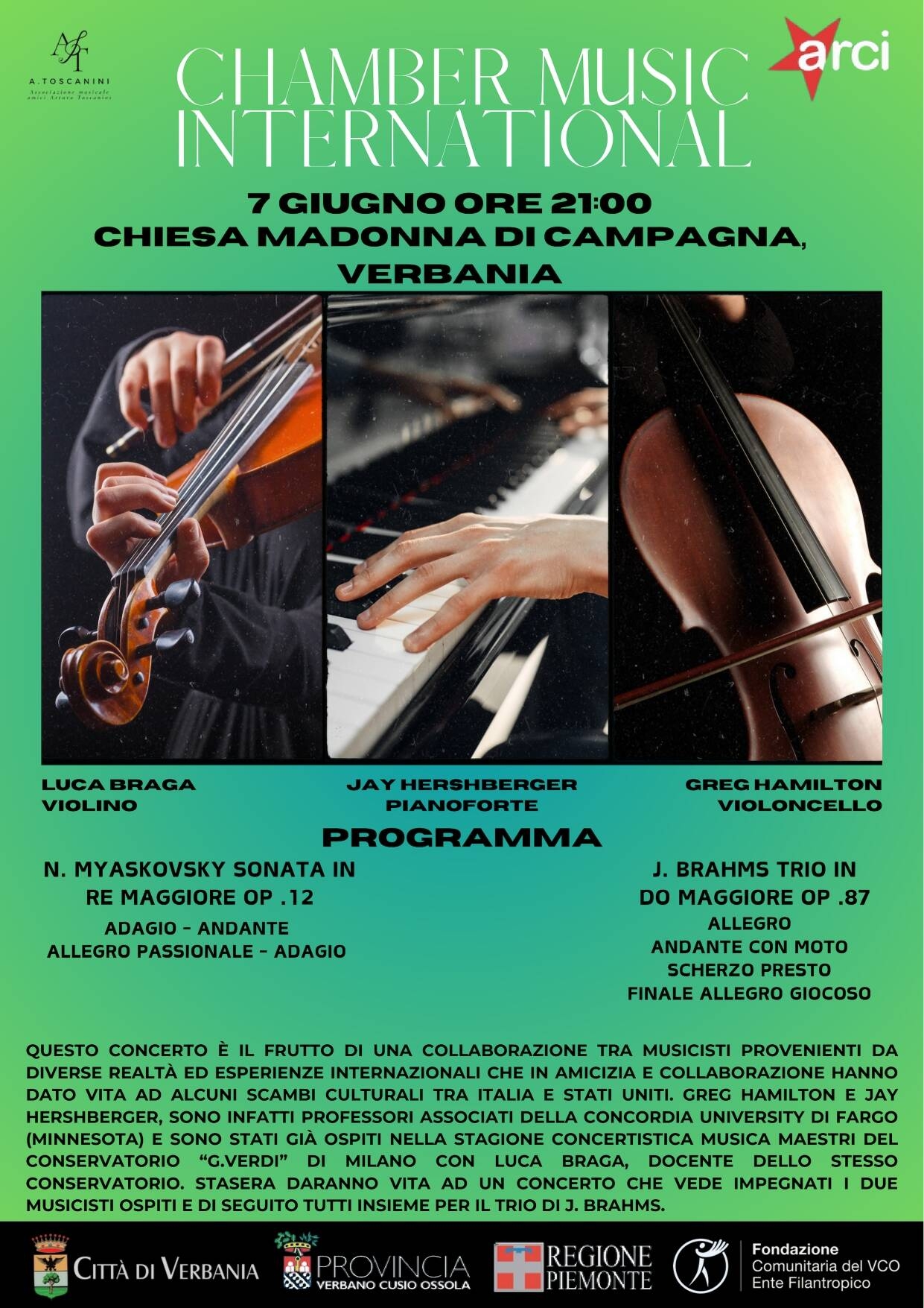 Immagine: Chamber Music International 