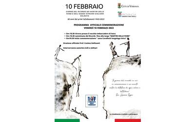Immagine: Commemorazione 10 febbraio 2023