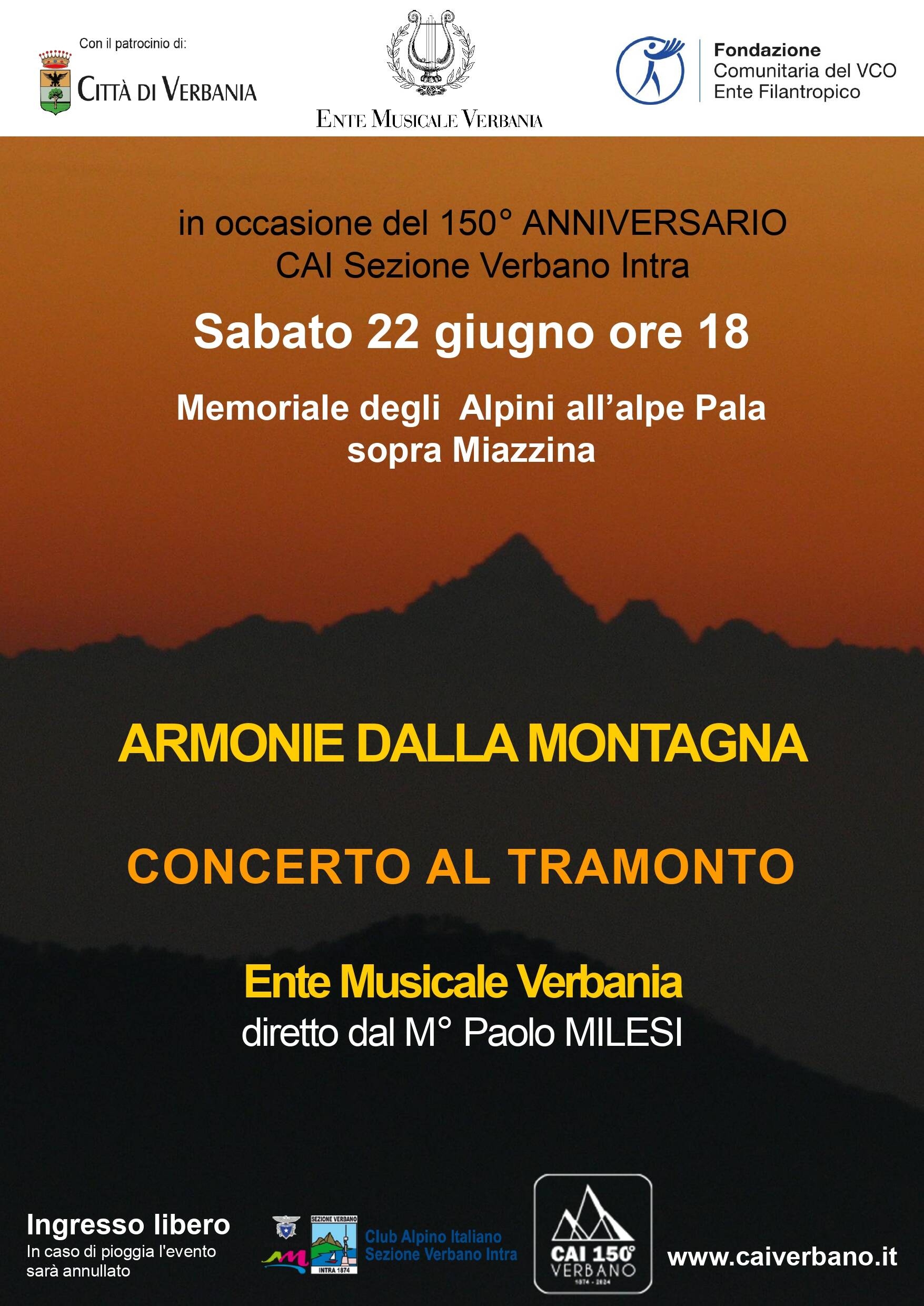 Immagine: Concerto al tramonto