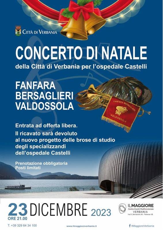 Immagine: Concerto di Natale Fanfara dei Bersaglieri 23 12 23