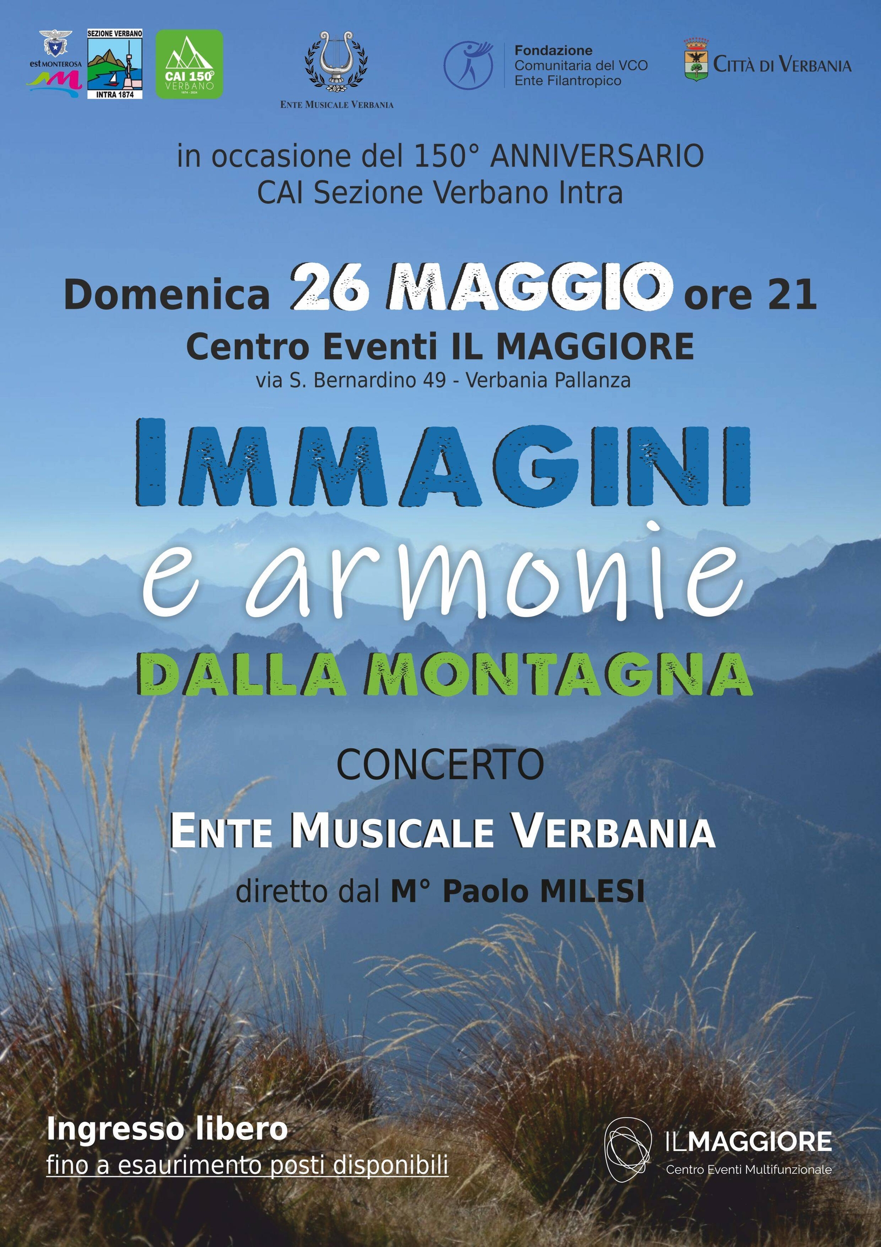 Immagine: CONCERTO IMMAGINI E ARMONIE DALLA MONTAGNA