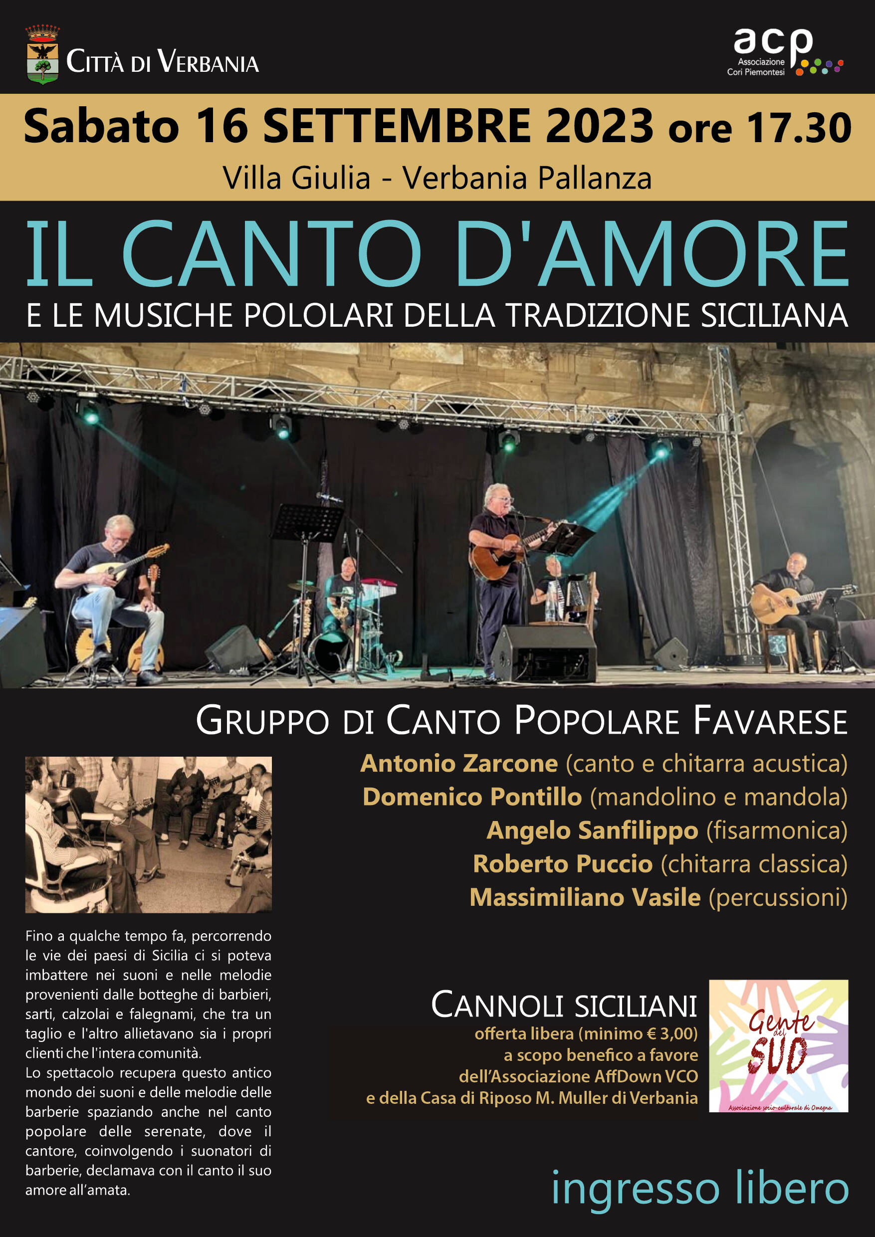 Immagine: concerto musiche tradizione siciliana corretto