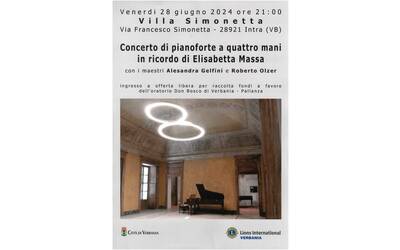 Immagine: Concerto Pianoforte Villa Simonetta