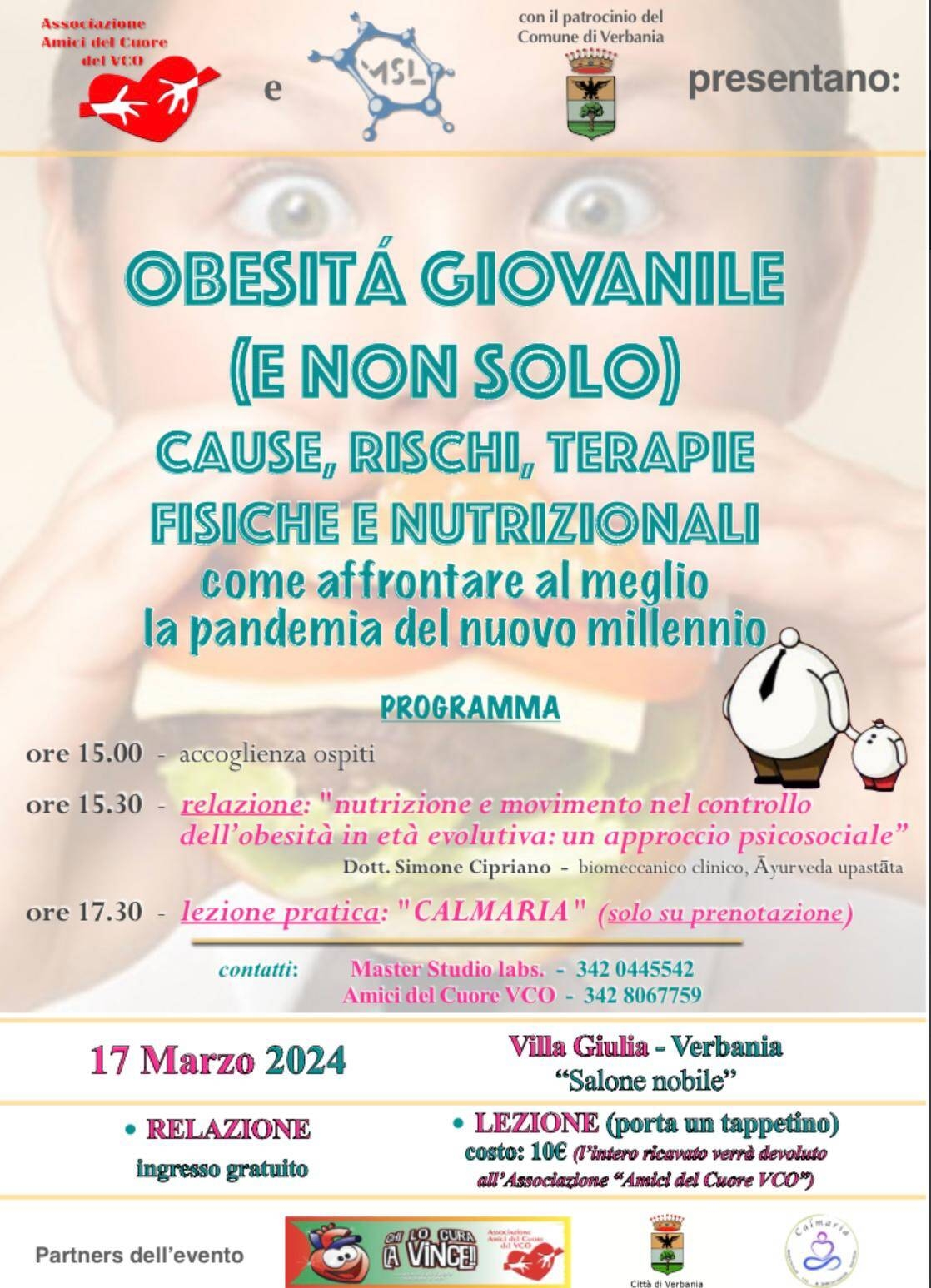Immagine: Conferenza Obesità giovanile