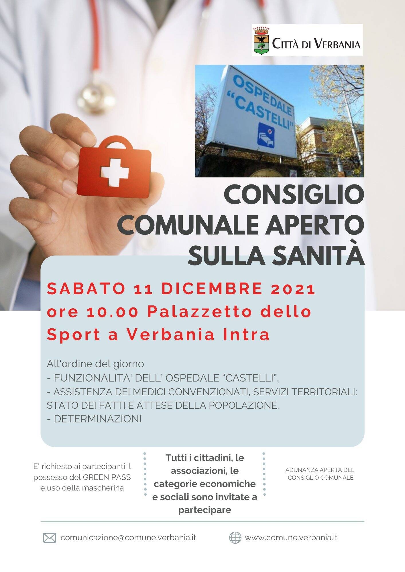 Immagine: consiglio comunala sanità