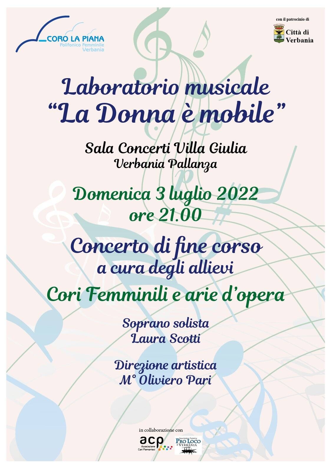 Immagine: coro LA PIANA 3 LUGLIO