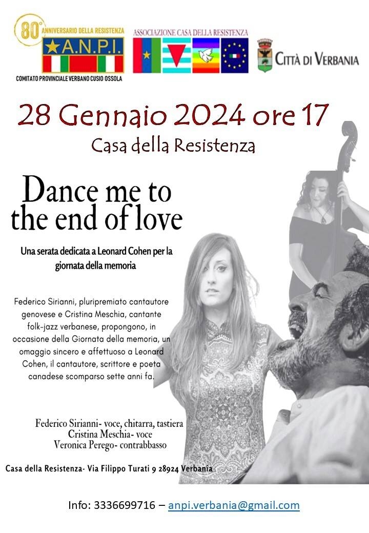 Immagine: Dance me to the end of love 28 01 24