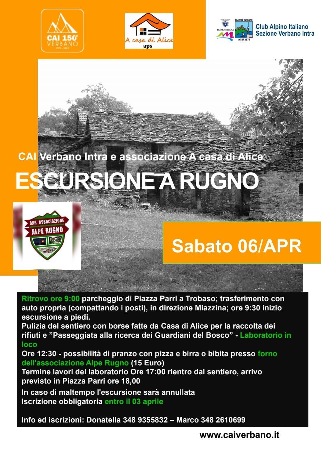 Immagine: Escursione a Rugno