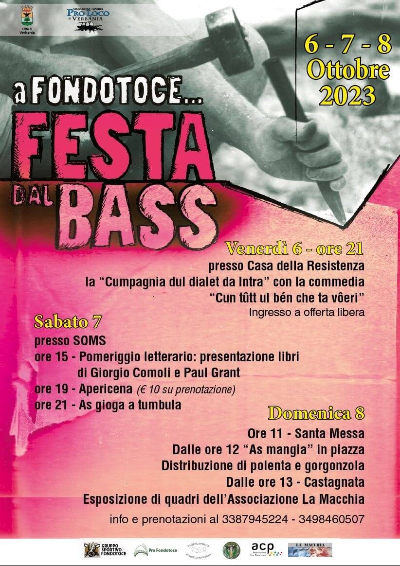 Immagine: Festa del Bass ottobre 23