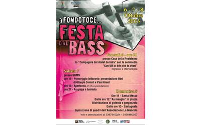 Immagine: Festa del Bass ottobre 23