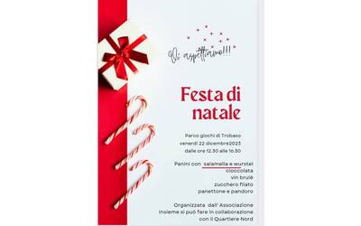 Immagine: festa di natale trobaso 22 12 2023