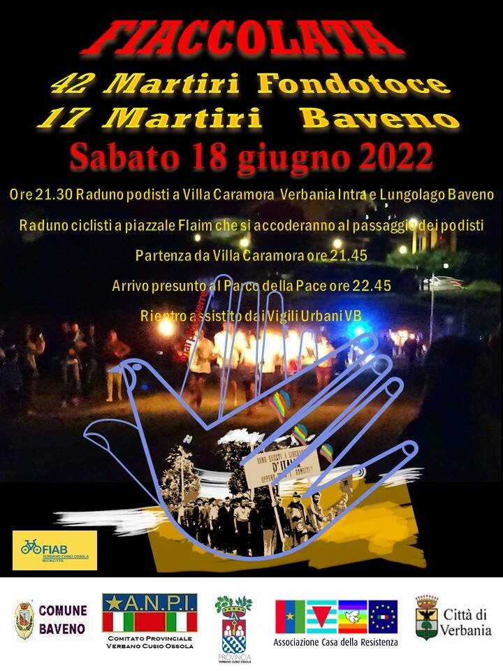 Immagine: fiaccolata 42 martiri