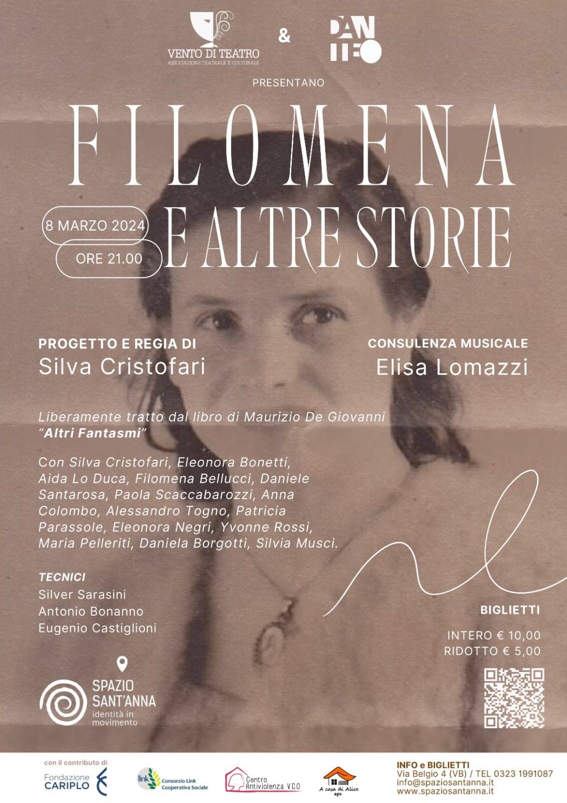 Immagine: Filomena e altre storie