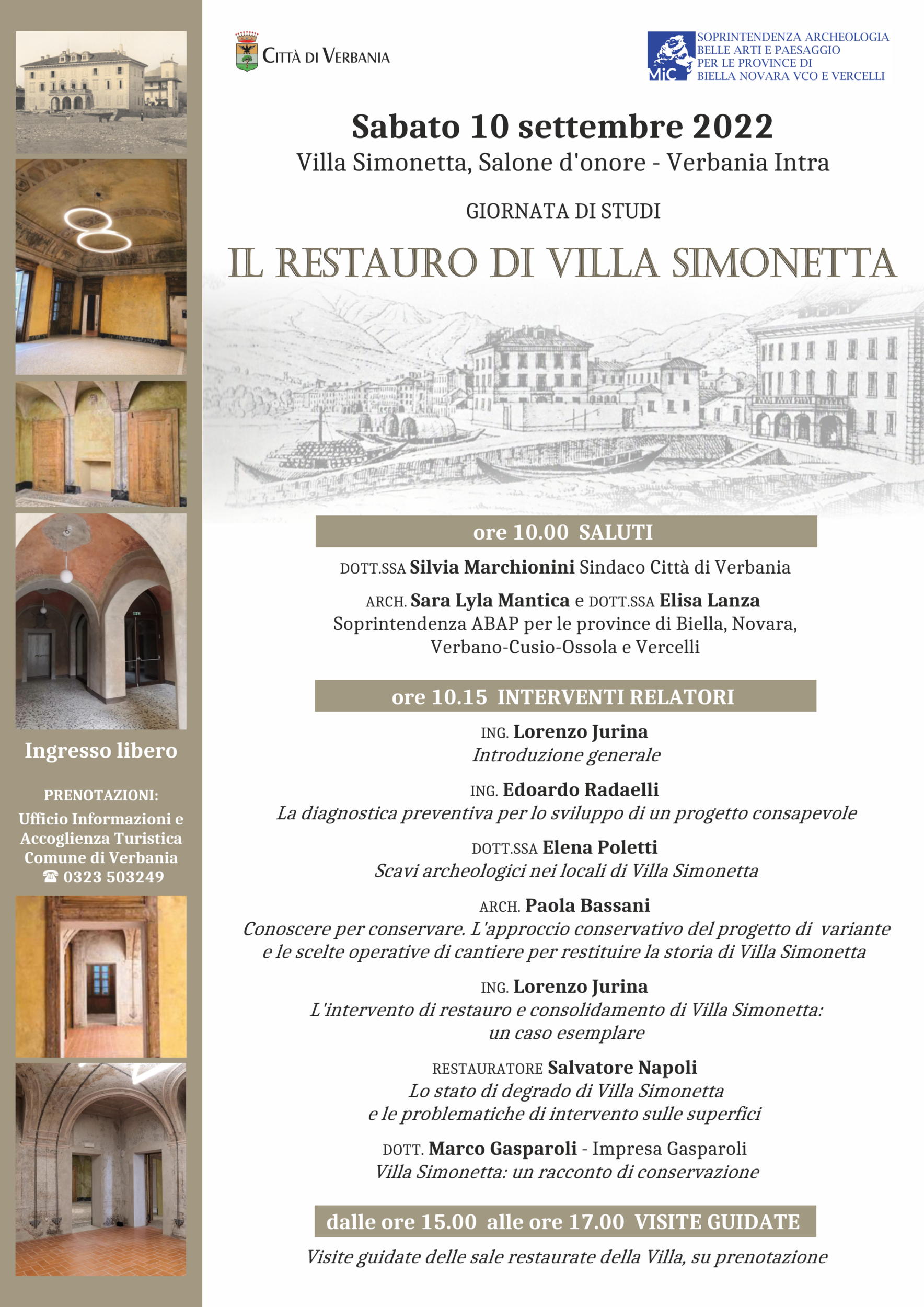 Immagine: Giornata di studi Villa Simonetta