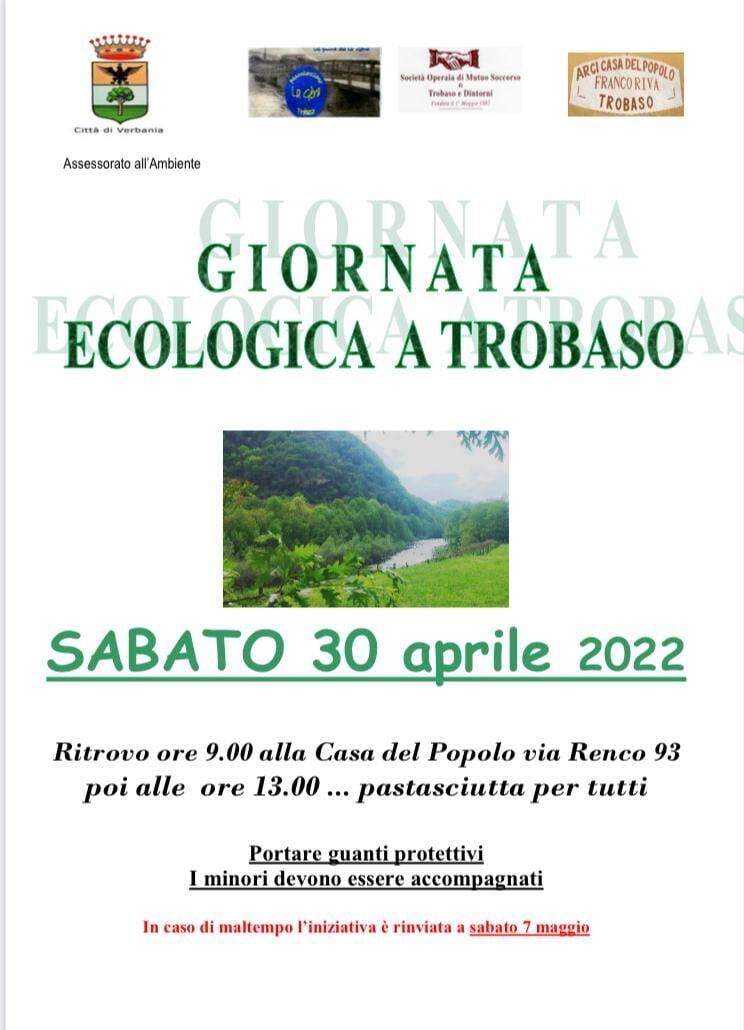 Immagine: giornata ecologica 30 aprile Trobaso