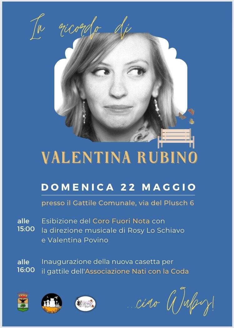 Immagine: In ricordo di Valentina Rubino