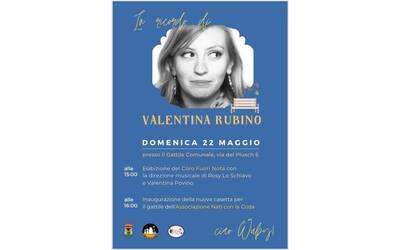 Immagine: In ricordo di Valentina Rubino