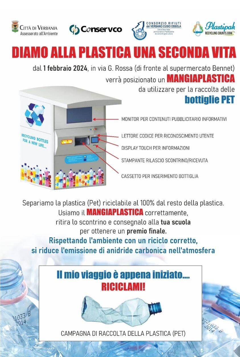 Immagine: Inaugurazione del Mangiaplastica
