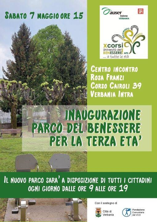 Immagine: inaugurazione parco benessere auser