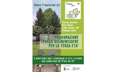 Immagine: inaugurazione parco benessere auser