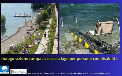 Immagine: Inaugurazione  rampa persone con disabilità