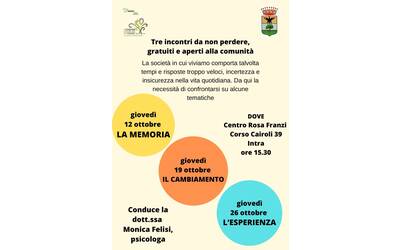 Immagine: Incontri AUSER ottobre 2023