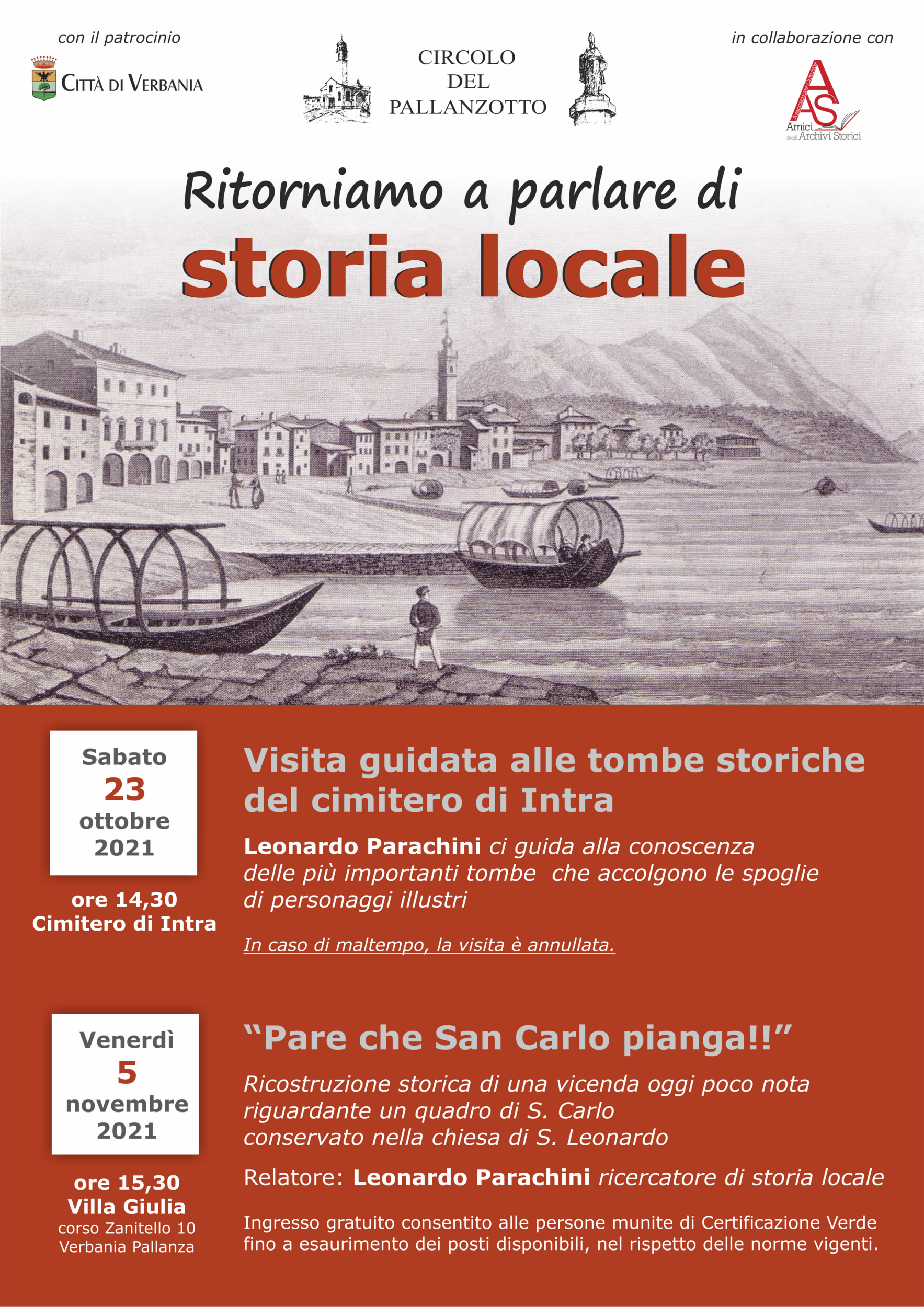 Immagine: incontri autunnali locandina