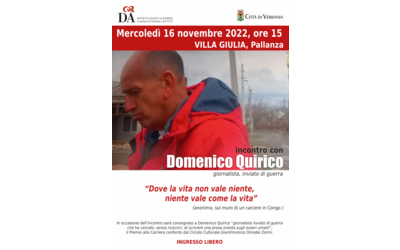 Immagine: incontro con DOMENICO QUIRICO 16 novembre 2022