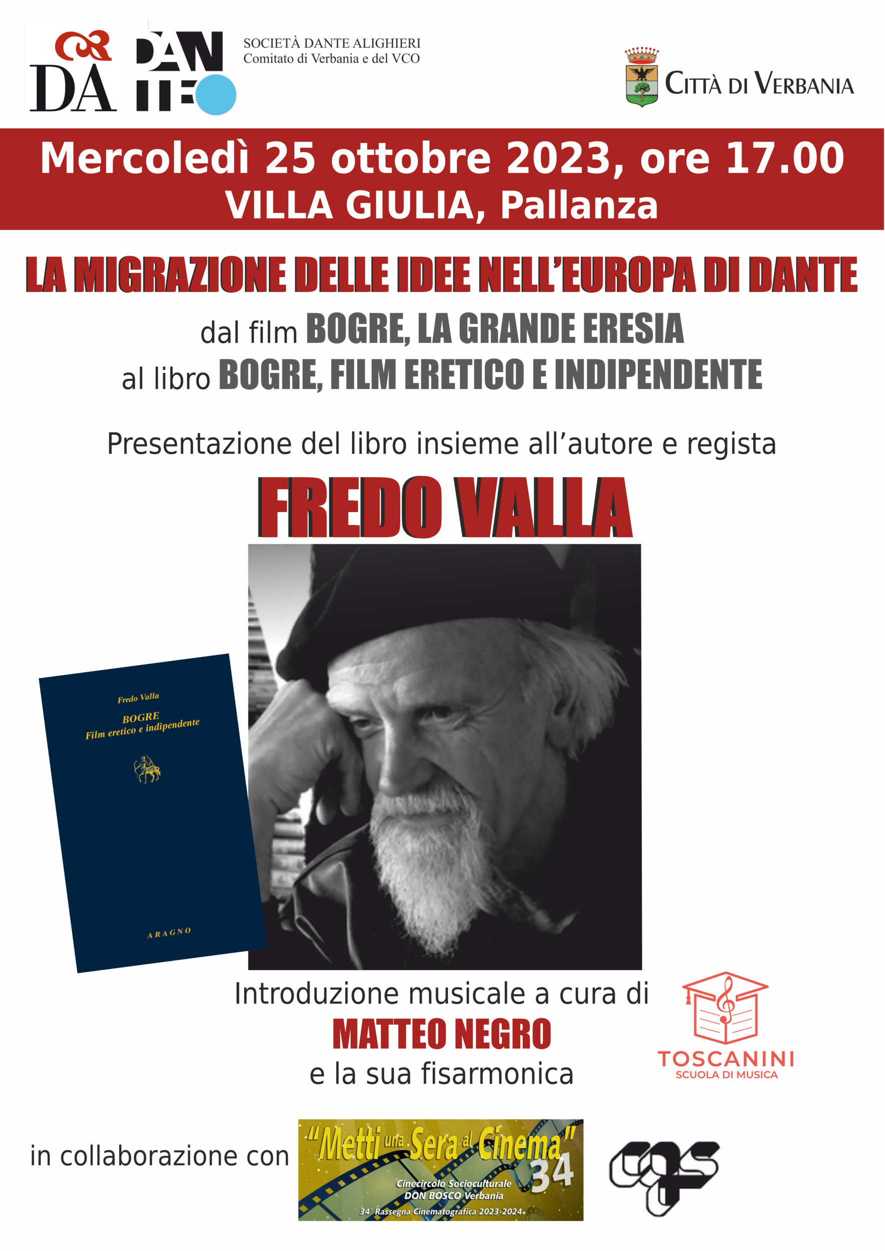 Immagine: incontro con FREDO VALLA