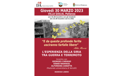 Immagine: incontro con studenti siriani