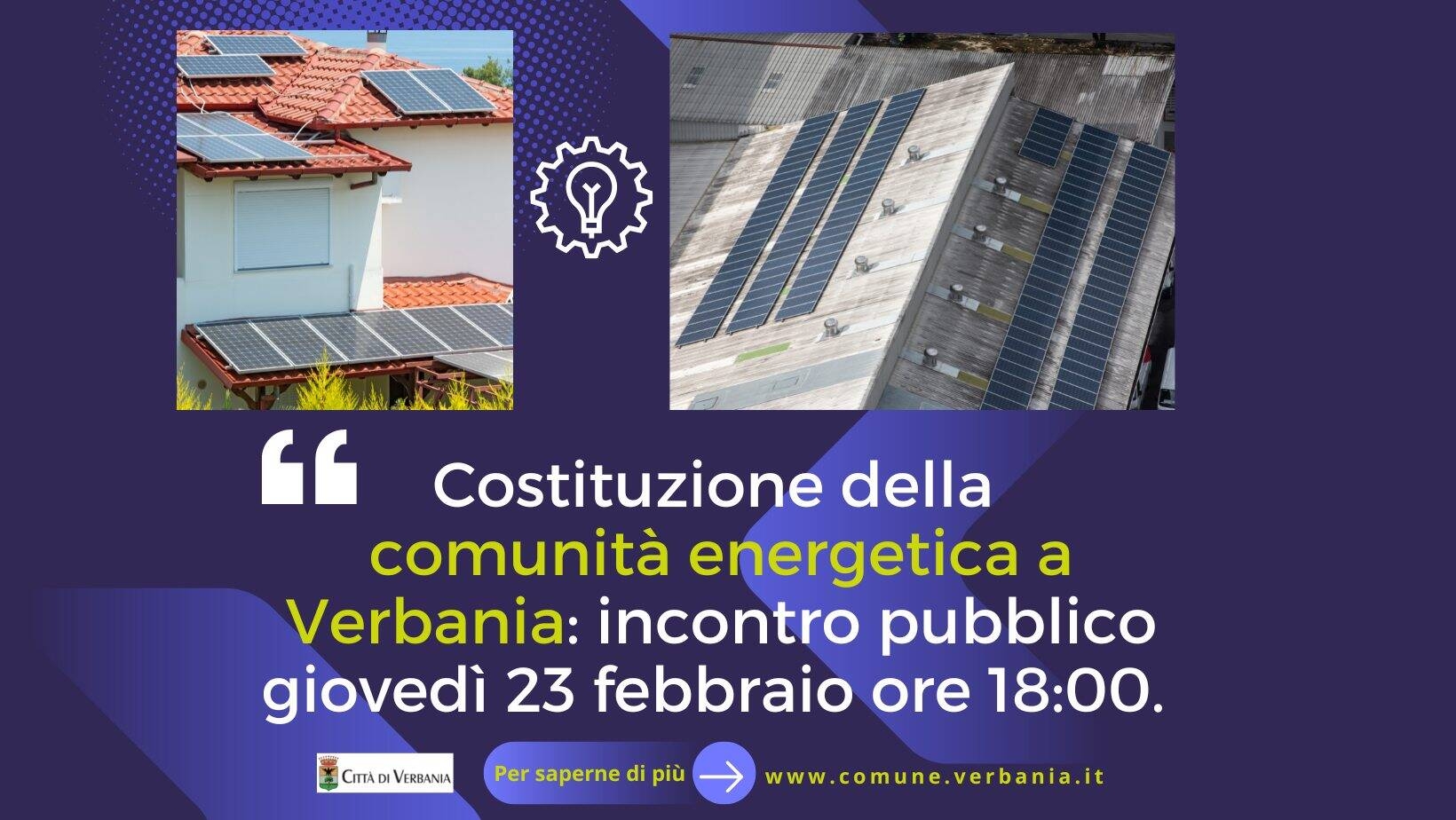 Immagine: incontro pubblico comunità energetica